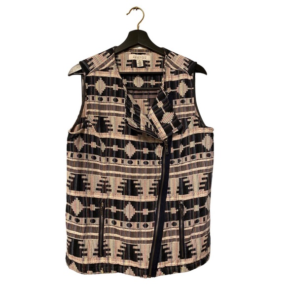 Jacquard weave multicolour vest - Picture 1 of 1